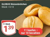 Aktuelles Weizenbrötchen Angebot bei GLOBUS in Wiesbaden ab 1,39 €