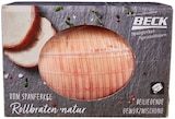 Spanferkel-Rollbraten im REWE Prospekt Spanferkel-Rollbraten von Beck im aktuellen REWE Prospekt für 8,90 €