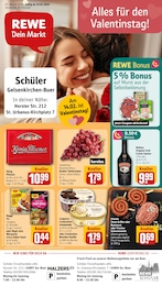 REWE Prospekt "Dein Markt" für Gelsenkirchen, 33 Seiten, 10.02.2025 - 15.02.2025