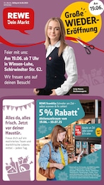 REWE Prospekt für Winsen mit 36 Seiten REWE Prospekt für Winsen: "Dein Markt", 36 Seiten, 16.06.2025 - 21.06.2025