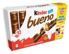 Kinder Bueno - Carrefour à Levallois-Perret Kinder Bueno en promo chez Carrefour Levallois-Perret à 3,84 €