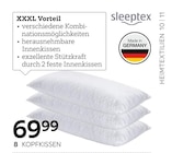 Kopfkissen „Vario Flex“ Angebote von Sleeptex bei XXXLutz Möbelhäuser Neu-Ulm für 69,99 €