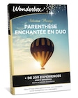 Promo Coffret cadeau Wonderbox Parenthèse enchantée en duo Sélection Prestige à 500,00 € dans le catalogue Fnac à Aulnay-sous-Bois