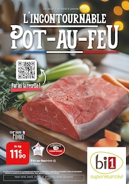 Bi1 Catalogue "L'INCONTOURNABLE POT-AU-FEU", 12 pages, Gueugnon,  02/01/2025 - 06/01/2025