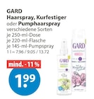 Haarspray, Kurfestiger oder Pumphaarspray von  im aktuellen V-Markt Prospekt für 1,99 €