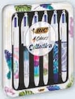 Boîte en métal de 6 stylos 4 couleurs - BIC en promo chez Super U Athis-Mons à 7,90 €