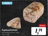 Aktuelle Feinkostlebensmittel Angebote bei Konsum in Dresden Aktuelles Aspikaufschnitt Angebot bei Konsum in Dresden ab 1,19 €