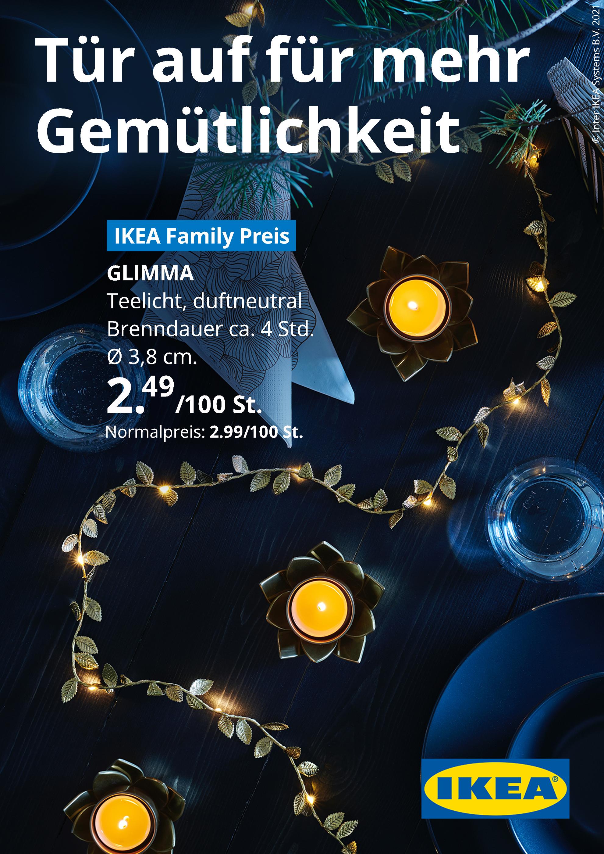 IKEA Prospekt für Müncheberg mit 1 Seite IKEA Prospekt für Müncheberg: "Tür auf für mehr Gemütlichkeit", 1 Seite, 22.11.2021 - 29.11.2021