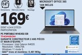 Pc portable - THOMSON en promo chez E.Leclerc Bastia à 169,00 €