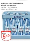 Aktuelle Wasser Angebote bei GLOBUS in Krefeld Aktuelles Quelle Mineralwasser Klassik Angebot bei GLOBUS in Krefeld ab 5,49 €