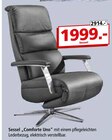 Sessel „Comforte Uno“ im aktuellen Segmüller Prospekt für 1.999,00 €