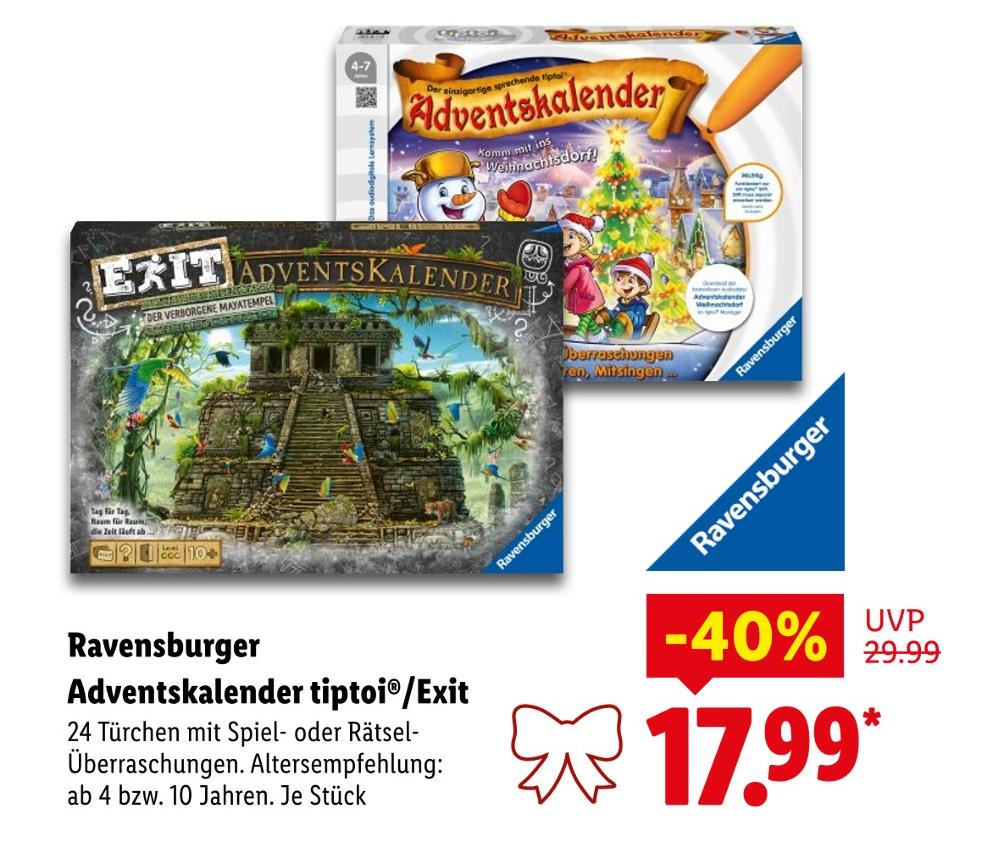 Adventskalender tiptoi