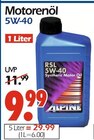 Motorenöl 5W-40 Angebote von Alpine bei Wreesmann Altenburg für 9,99 €