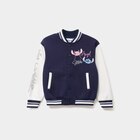 Gilet boutonné col teddy Stitch bleu marine fille à 20,99 € dans le catalogue La Halle