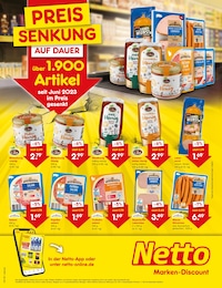 Netto Marken-Discount Prospekt für Wanzleben-Börde: "PREISSENKUNG AUF DAUER", 1 Seite, 26.09.2024 - 28.09.2024