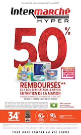 Prospectus Intermarché à Angers, "TOUT VOTRE MAGASIN CONTRE LA VIE CHÈRE", 36 pages de promos valables du 20/05/2025 au 01/06/2025