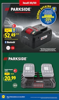 Promo Batterie Portable dans le catalogue Lidl du moment à la page 30