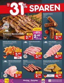 Fleisch im Netto Marken-Discount Prospekt "Aktuelle Angebote" mit 64 Seiten (Bottrop)