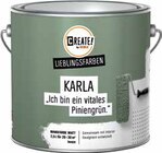 Lieblingsfarben Wandfarbe Karla Piniegrün Angebote von CREATE! bei OBI Ludwigsburg für 32,99 €