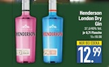 London Dry Gin im EDEKA Prospekt London Dry Gin von Henderson im aktuellen EDEKA Prospekt für 12,99 €