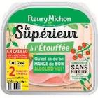 Jambon le supérieur à l'étouffée conservation sans nitrite - FLEURY MICHON à 3,90 € dans le catalogue Super U