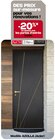 -20% de remise sur les porte d'entrée acier dans le catalogue Gedimat