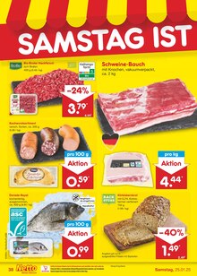 Schweinebauch im Netto Marken-Discount Prospekt "Aktuelle Angebote" mit 59 Seiten (Mannheim)