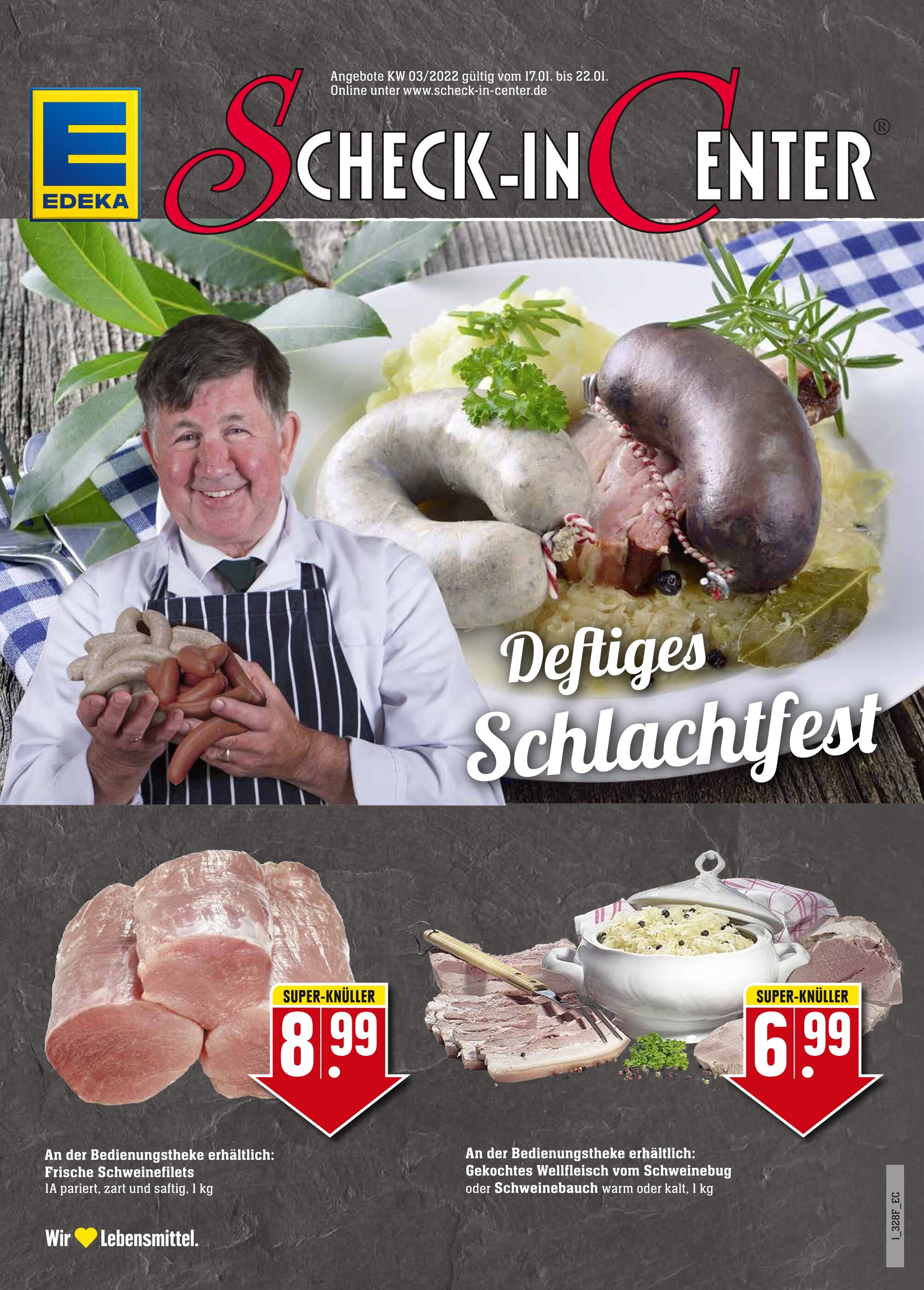 EDEKA Prospekt für Frankfurt mit 40 Seiten EDEKA Prospekt für Frankfurt: "Top Angebote", 40 Seiten, 17.01.2022 - 22.01.2022