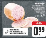 Aktuelles Wurstartikel Angebot bei EDEKA in Würzburg ab 0,99 €