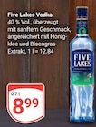 Aktuelles Five Lakes Vodka Angebot bei GLOBUS in Saarbrücken ab 8,99 €