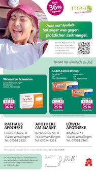Aktueller mea - meine apotheke Prospekt "Unsere Juli-Angebote" für Wendlingen (Neckar) Aktueller mea - meine apotheke Prospekt für Wendlingen (Neckar) mit Seiten