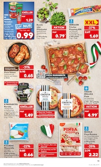 Pizza im aktuellen Kaufland Prospekt (Ulm) Pizza im Kaufland Prospekt "KNÜLLER" mit 62 Seiten (Ulm)