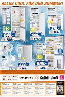 Kühlschrank im expert Prospekt "Top Angebote" mit 8 Seiten (Moers)