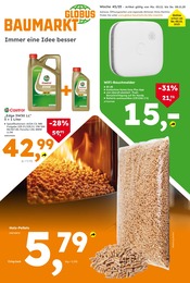 Aktueller Globus-Baumarkt Prospekt mit Holz, "Immer eine Idee besser", Seite 1