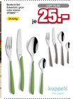 Aktuelles Besteck-Set Edelstahl, grün Angebot bei Möbel Martin in Mainz ab 25,00 €