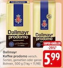 Kaffee prodomo Angebote von Dallmayr bei EDEKA Freiburg für 5,99 €