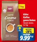 Aktuelles Kaffee ganze Bohne Angebot bei Lidl in Neuendorf (Elmshorn) ab 9,99 €