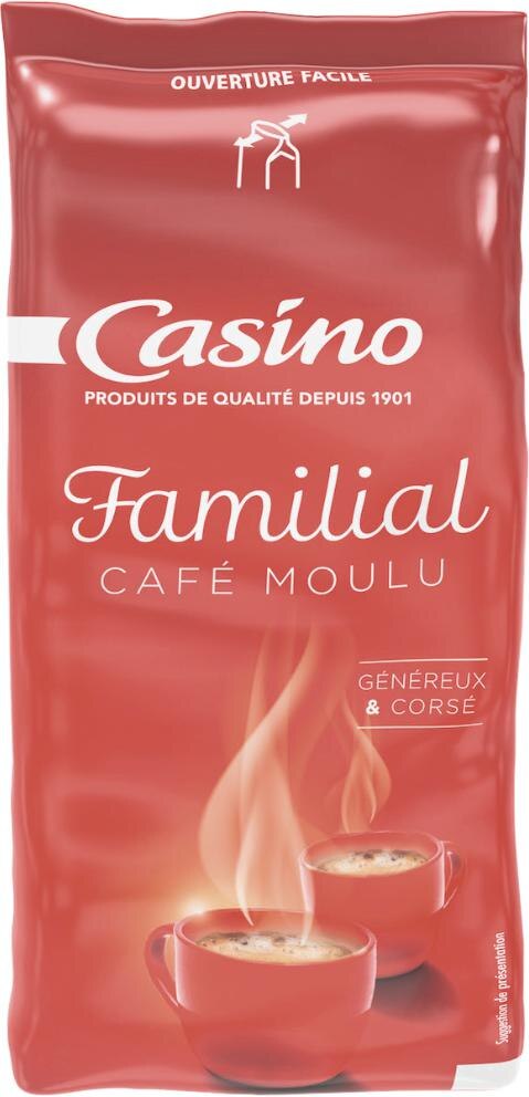 Café moulu Familial Corsé et Généreux
