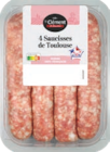 4 Saucisses de Toulouse - ST-CLÉMENT LE BOUCHER en promo chez Aldi 4 Saucisses de Toulouse - ST-CLÉMENT LE BOUCHER dans le catalogue Aldi