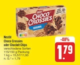 Choco Crossies oder Choclait Chips bei nah und gut im Wört Prospekt für 1,79 €