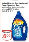 Waschmittel Pulver, Flüssig oder Caps Angebote von Weißer Riese bei GLOBUS Castrop-Rauxel für 6,66 €