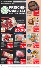 Aktueller Kaufland Prospekt mit Schweinefleisch, "Aktuelle Angebote", Seite 20