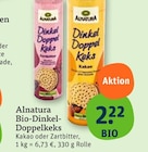Bio-Dinkel-Doppelkeks Kakao im Angebot bei tegut in Fellbach Bio-Dinkel-Doppelkeks Kakao Angebote von Alnatura bei tegut Fellbach für 2,22 €