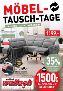 Couch im aktuellen Möbel Wallach Prospekt (Hildesheim) Couch im Möbel Wallach Prospekt "MÖBEL-TAUSCH-TAGE" mit 16 Seiten (Hildesheim)