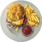 4 Rösti Burgers à Aldi dans Toussieux 4 Rösti Burgers à Aldi dans Toussieux