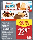 Kinder Cards von Ferrero im aktuellen ALDI Nord Prospekt
