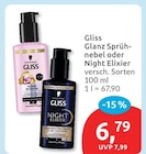 Glanz Sprühnebel von Schwarzkopf Gliss im aktuellen budni Prospekt