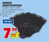 HERREN ARBEITSSOCKEN Angebote bei Marktkauf Leonberg für 7,99 €