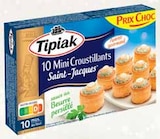 10 Mini Croustillants de Saint-Jacques Surgelés - TIPIAK en promo chez Intermarché Calais à 3,89 €