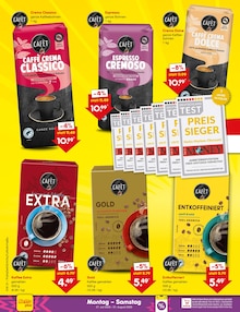 Kaffee im Netto Marken-Discount Prospekt "Aktuelle Angebote" mit 76 Seiten (Fellbach)